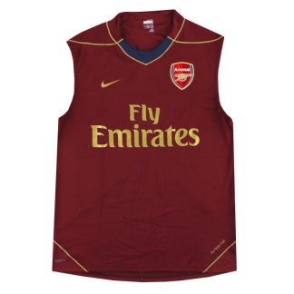2007-08 Arsenal Nike Training Vest M - Arsenal / Excellent / Medium