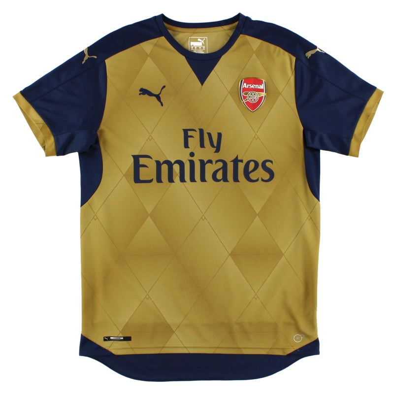 2015-16 Arsenal Puma Away Shirt M - Arsenal / Excellent / Medium