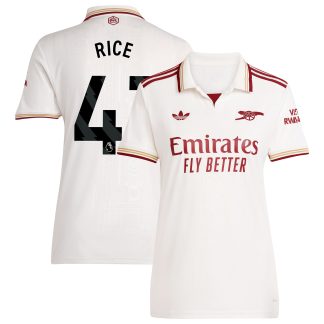 Arsenal adidas Third Shirt 2025-26 - Womens with Rice 41 printing