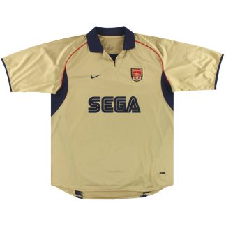 2001-02 Arsenal Nike Away Shirt L - Arsenal / Excellent / Large