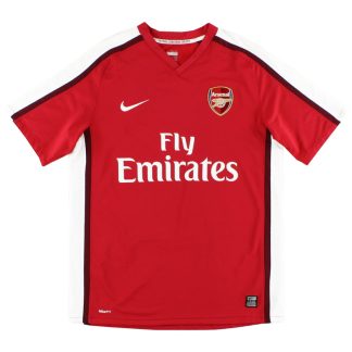 2008-10 Arsenal Nike Home Shirt L - Arsenal / Excellent / Large