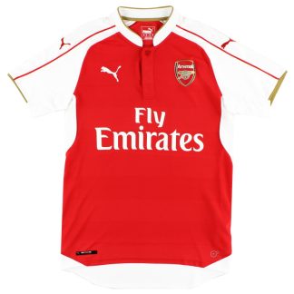 2015-16 Arsenal Puma Home Shirt XL - Arsenal / Excellent / XL