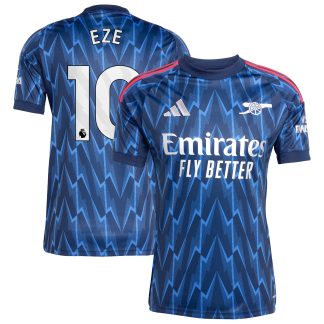 Arsenal adidas Away Shirt 2025-26 with Eze 10 printing