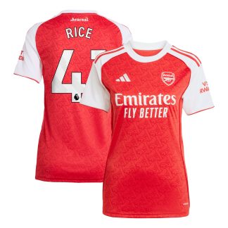 Arsenal adidas Home Shirt 2025-26 - Womens with Rice 41 printing