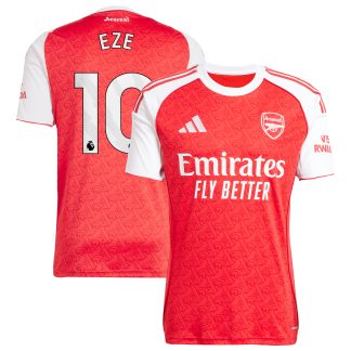Arsenal adidas Home Shirt 2025-26 with Eze 10 printing