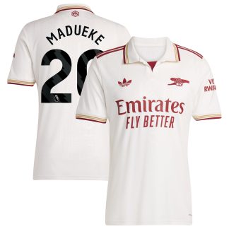Arsenal adidas Third Shirt 2025-26 with Madueke 20 printing