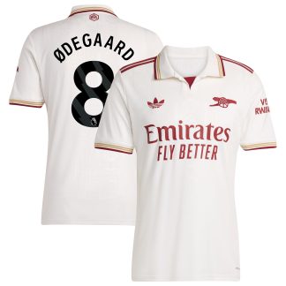 Arsenal adidas Third Shirt 2025-26 with Ødegaard 8 printing