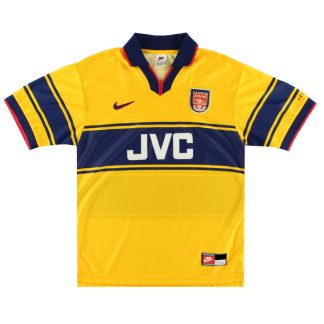 1997-99 Arsenal Nike Away Shirt L.Boys - Arsenal / Excellent / Large Boys