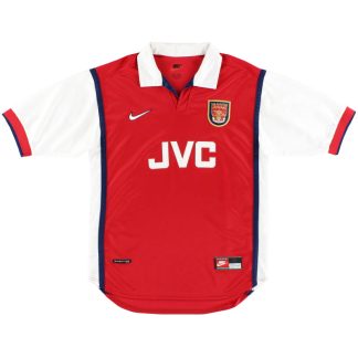 1998-99 Arsenal Nike Home Shirt S.Boys - Arsenal / Good / Small Boys