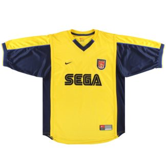 1999-01 Arsenal Nike Away Shirt S - Arsenal / Excellent / Small