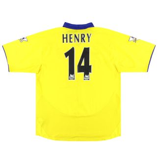 2003-05 Arsenal Nike Away Shirt Henry #14 XL - Arsenal / Excellent / XL