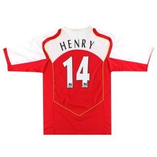 2004-05 Arsenal Nike Home Shirt Henry #14 *Mint* XL - Arsenal / Mint / XL