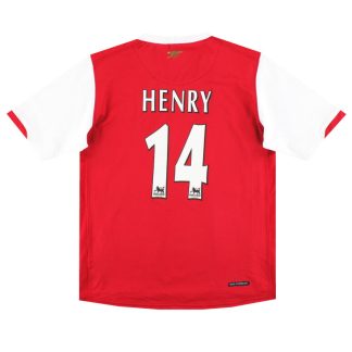 2006-08 Arsenal Nike Home Shirt Henry #14 XL.Boys - Arsenal / Excellent / XL.Boys