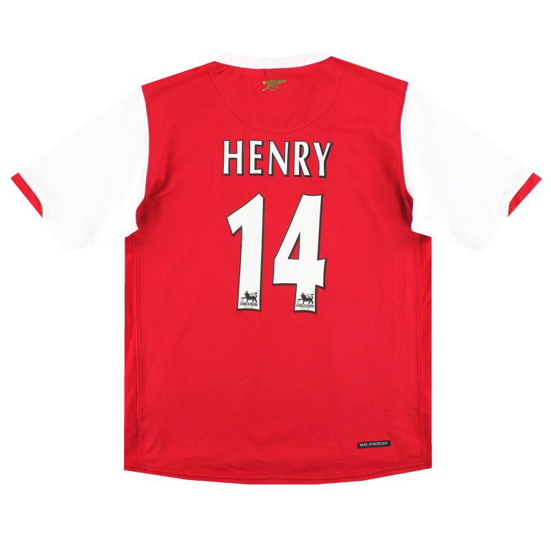 2006-08 Arsenal Nike Home Shirt Henry #14 XL.Boys - Arsenal / Excellent / XL.Boys