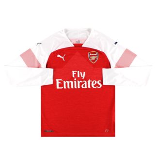 2018-19 Arsenal Puma Home Shirt L/S M - Arsenal / Very Good / Medium