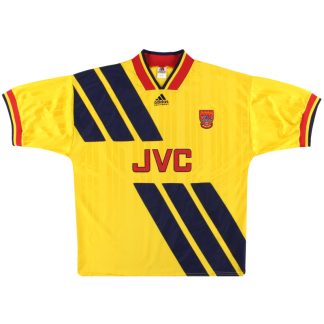 1993-94 Arsenal adidas Away Shirt S - Arsenal / Excellent / Small
