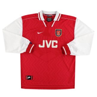 1996-98 Arsenal Nike Home Shirt L/S XL - Arsenal / Excellent / XL