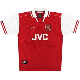 1996-98 Arsenal Nike Home Shirt M - Arsenal / Excellent / Medium