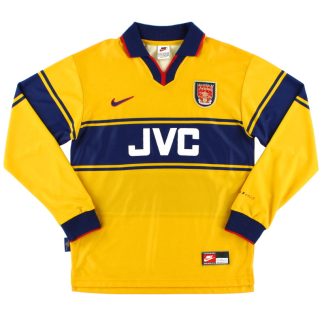1997-99 Arsenal Nike Away Shirt L/S L - Arsenal / Excellent / Large
