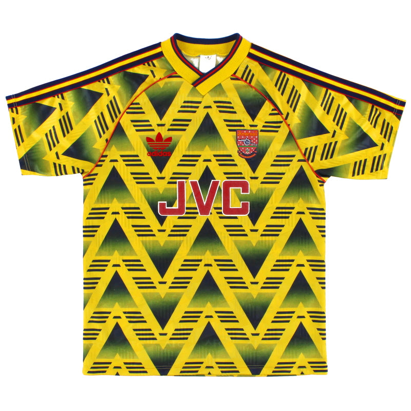 1991-93 Arsenal adidas Away Shirt L/XL - Arsenal / Excellent / Large/XL