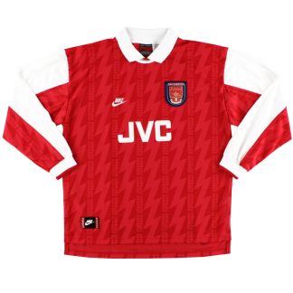 1994-96 Arsenal Nike Home Shirt L/S XXL - Arsenal / Excellent / XXL