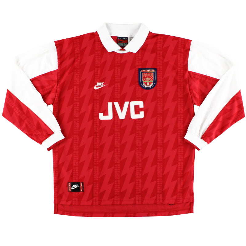 1994-96 Arsenal Nike Home Shirt L/S XXL - Arsenal / Excellent / XXL