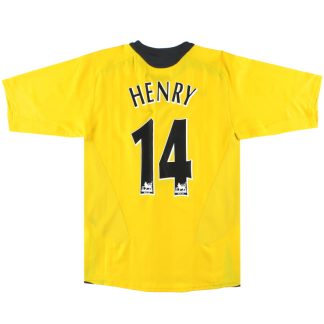 2005-06 Arsenal Nike Away Shirt Henry #14 L - Arsenal / Good / Large