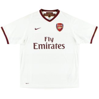 2007-08 Arsenal Nike Away Shirt L - Arsenal / Good / Large