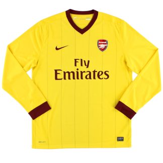 2010-13 Arsenal Nike Away Shirt L/S L - Arsenal / Excellent / Large