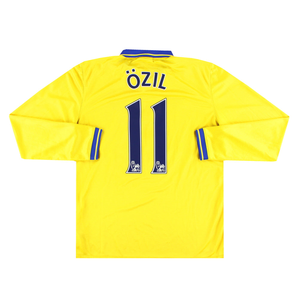 2013-14 Arsenal Nike Away Shirt Ozil #11 L/S *Mint* L - Arsenal / Mint / Large
