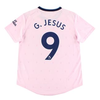 2022-23 Arsenal adidas Women's Third Shirt G.Jesus #9 *Mint* L - Arsenal / Mint / Large