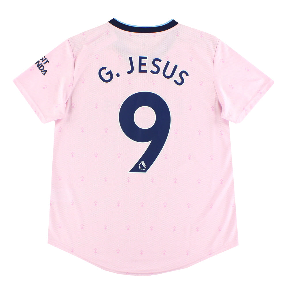 2022-23 Arsenal adidas Women's Third Shirt G.Jesus #9 *Mint* L - Arsenal / Mint / Large