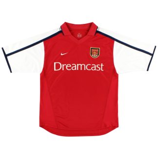 2000-02 Arsenal Nike Home Shirt L - Arsenal / Excellent / Large