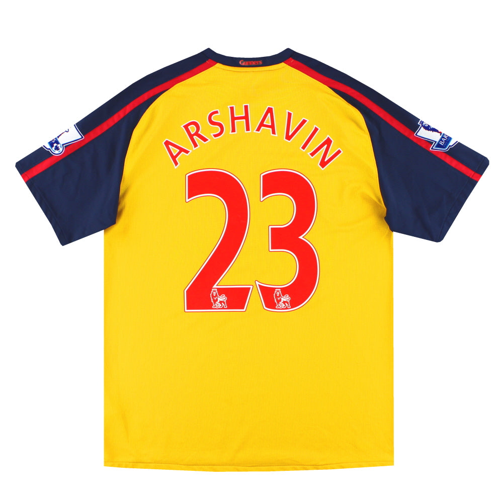 2008-09 Arsenal Nike Away Shirt Arshavin #23 L - Arsenal / Excellent / Large