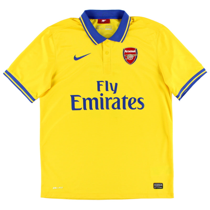 2013-14 Arsenal Nike Away Shirt M - Arsenal / Excellent / Medium