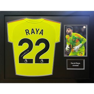 Arsenal David Raya Signed Goalkeeper Shirt