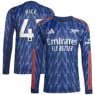 Arsenal adidas Away Shirt 2025-26 - Long Sleeve with Rice 41 printing