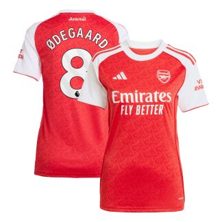 Arsenal adidas Home Shirt 2025-26 - Womens with Ødegaard 8 printing