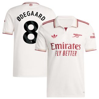 Arsenal adidas Third Authentic Shirt 2025-26 with Ødegaard 8 printing