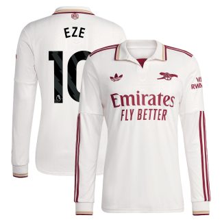 Arsenal adidas Third Shirt 2025-26 - Long Sleeve with Eze 10 printing