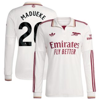 Arsenal adidas Third Shirt 2025-26 - Long Sleeve with Madueke 20 printing