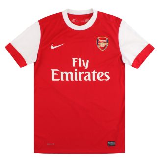 2010-11 Arsenal Nike Home Shirt M - Arsenal / Excellent / Medium