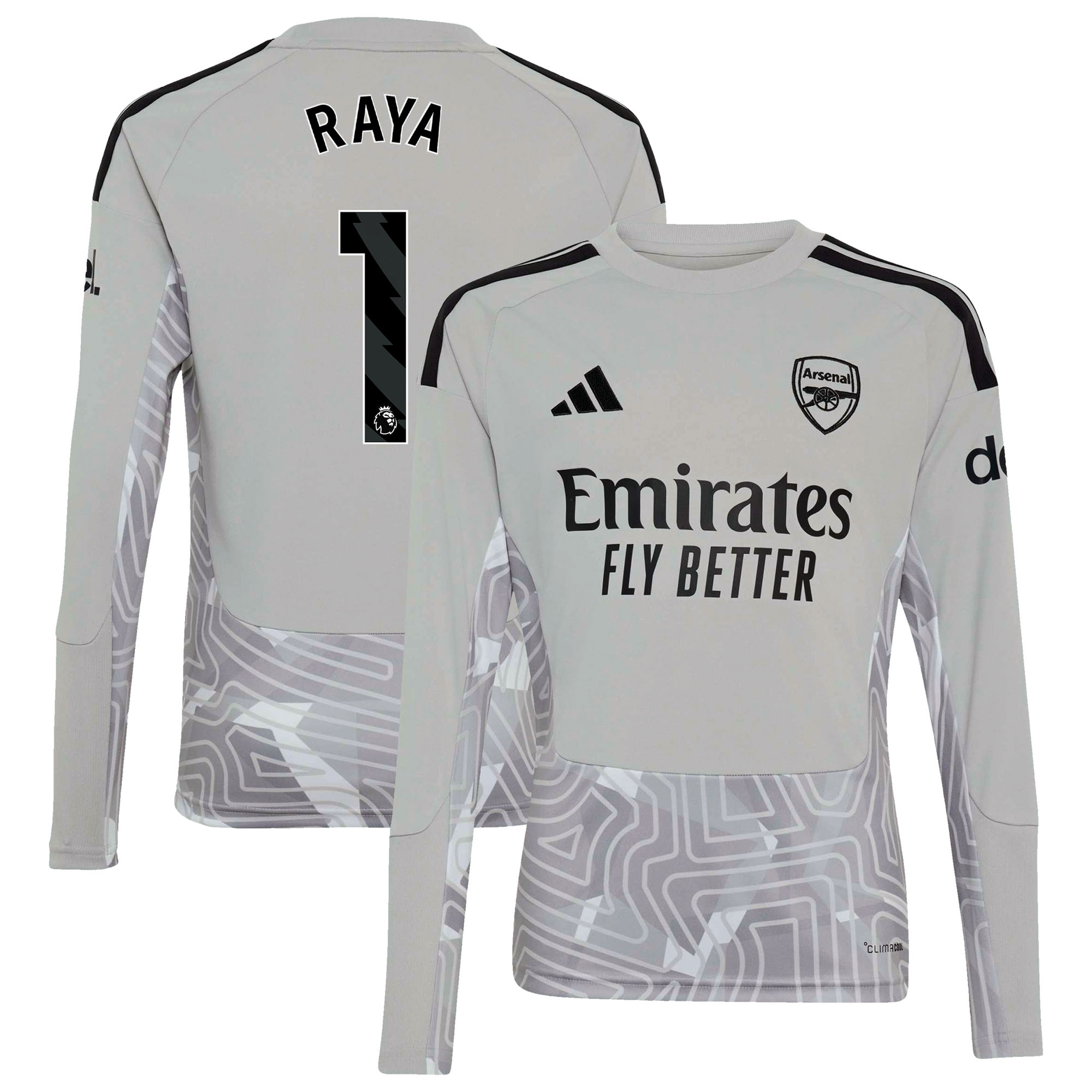 Arsenal adidas Home Goalkeeper Shirt 2026-27 - Kids with Raya 1 printing