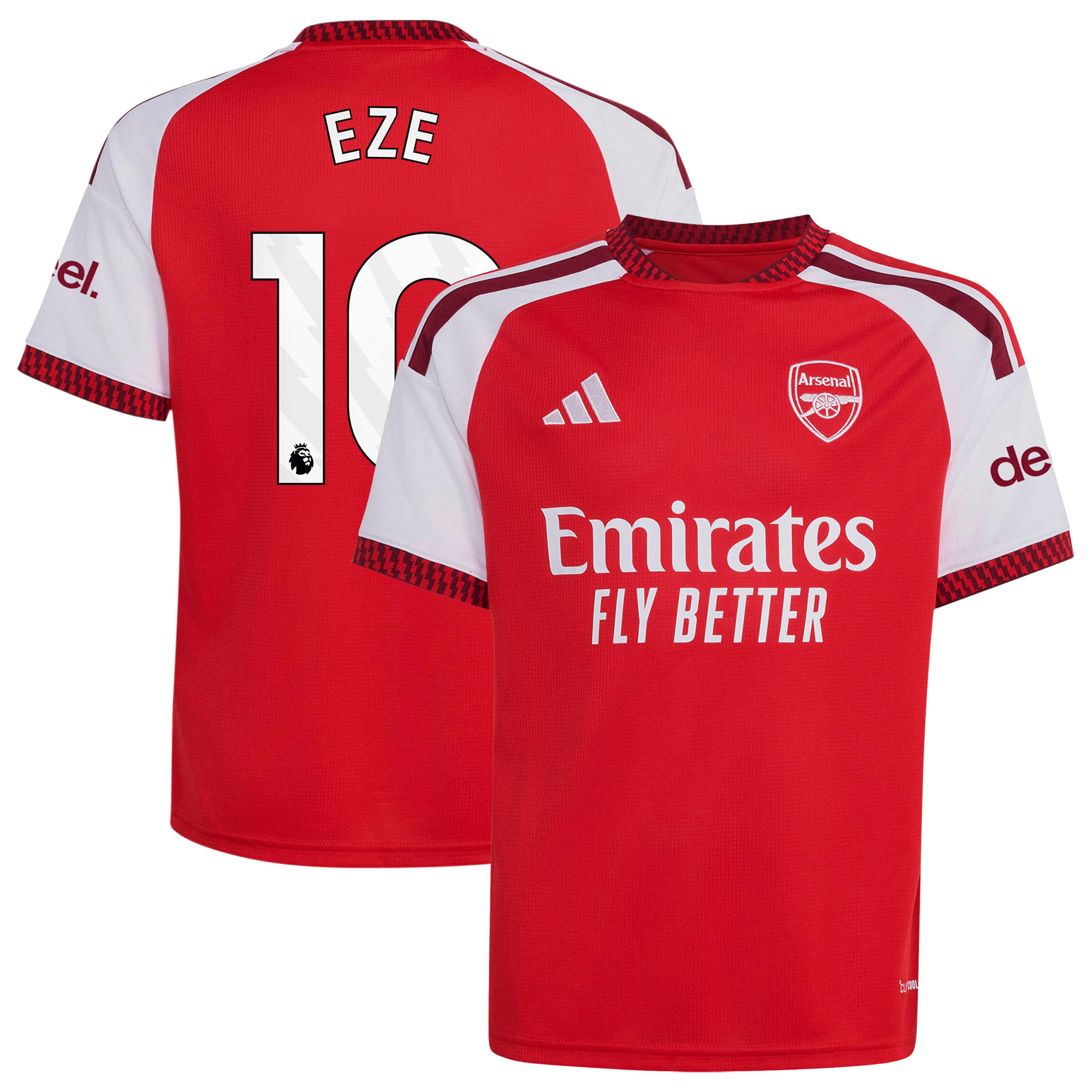 Arsenal adidas Home Shirt 2026-27 - Kids with Eze 10 printing