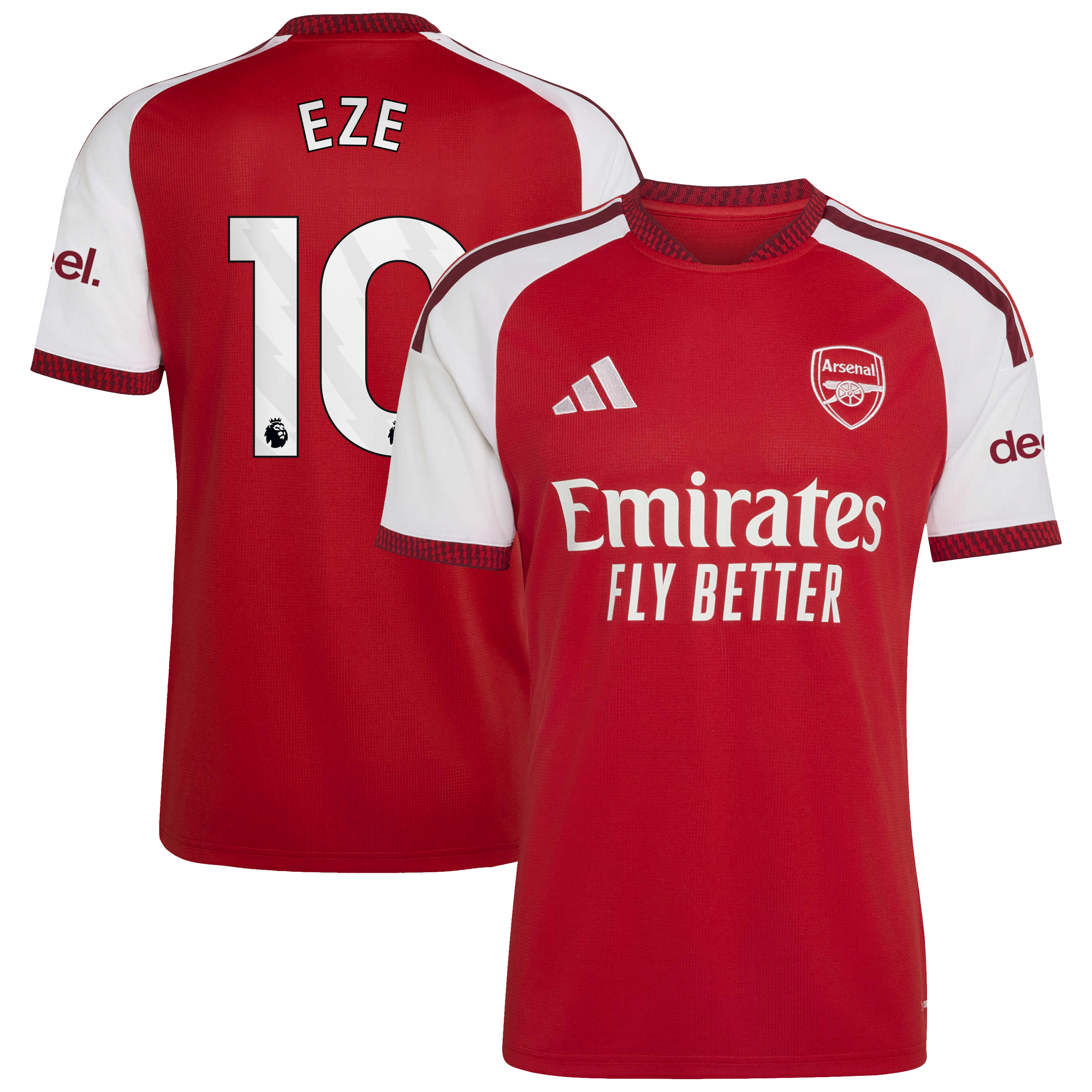 Arsenal adidas Home Shirt 2026-27 with Eze 10 printing