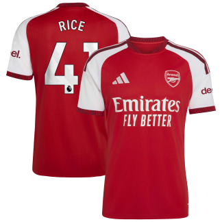 Arsenal adidas Home Shirt 2026-27 with Rice 41 printing