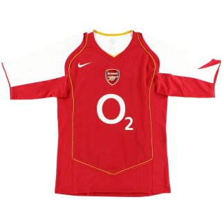 2004-05 Arsenal Nike Home Shirt S - Arsenal / Excellent / Small