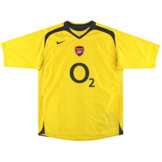 2005-06 Arsenal Nike Away Shirt M - Arsenal / Excellent / Medium