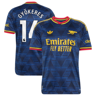 Arsenal adidas Away Authentic Shirt 2026-27 with Gyökeres 14 printing