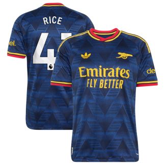 Arsenal adidas Away Authentic Shirt 2026-27 with Rice 41 printing